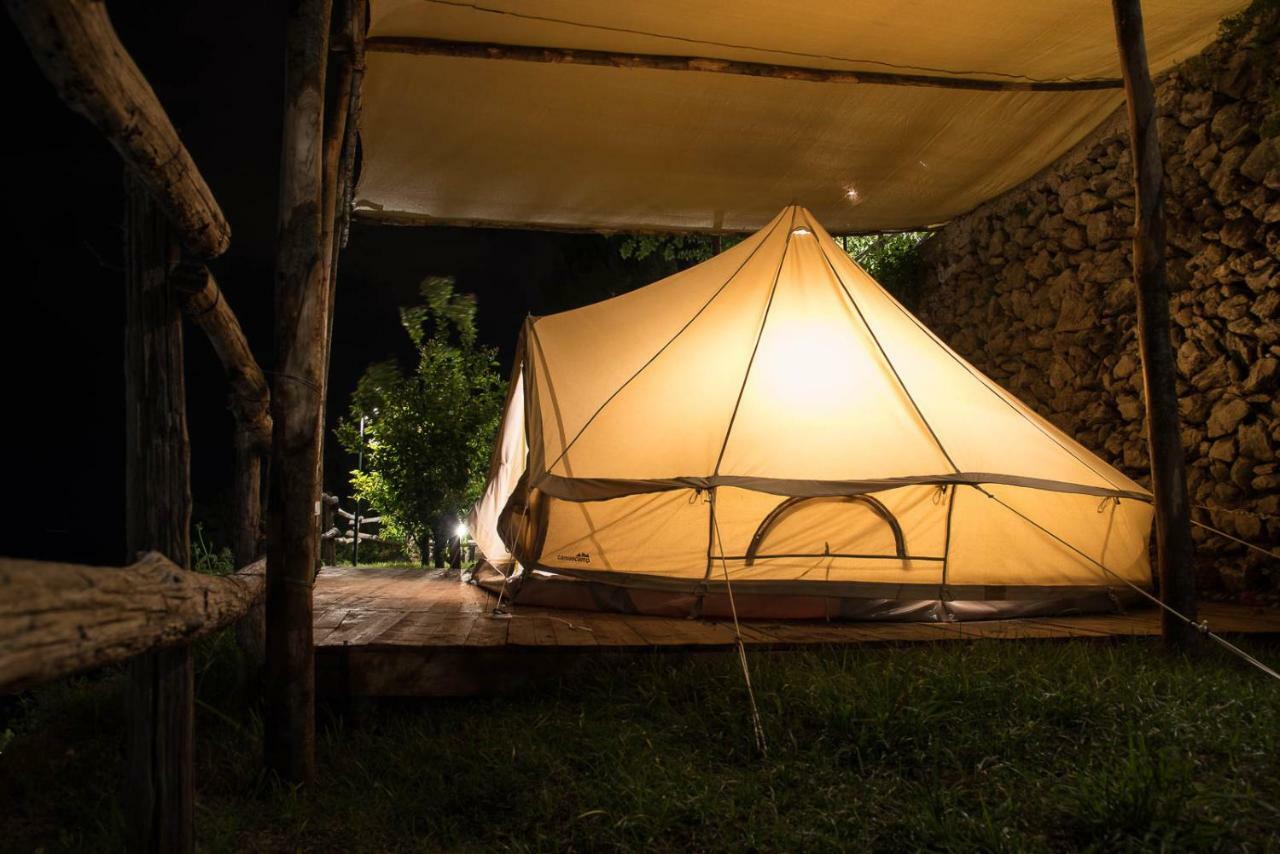 Вилла Cannaverde - Amalfi Coast Camp Майори Экстерьер фото
