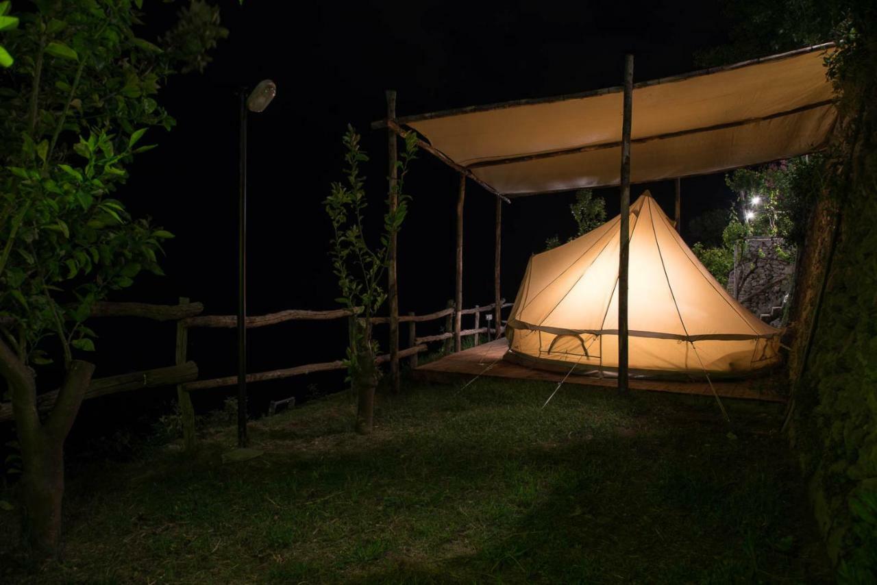 Вилла Cannaverde - Amalfi Coast Camp Майори Экстерьер фото